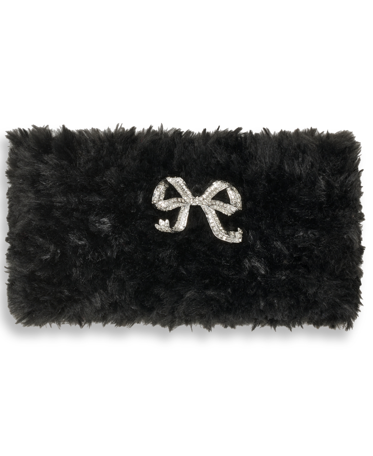 Karl Lagerfeld Women's Bow Applique Headband In Black