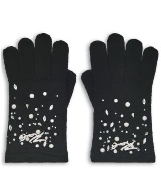 KARL LAGERFELD PARIS - Women's Krystal Karl Tech Gloves