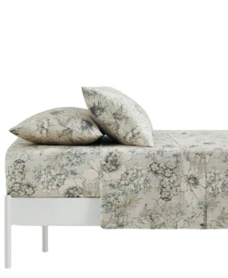 Skye Floral Extra Deep Pocket 300-Thread Count 4-Pc. Sheet Set, Full