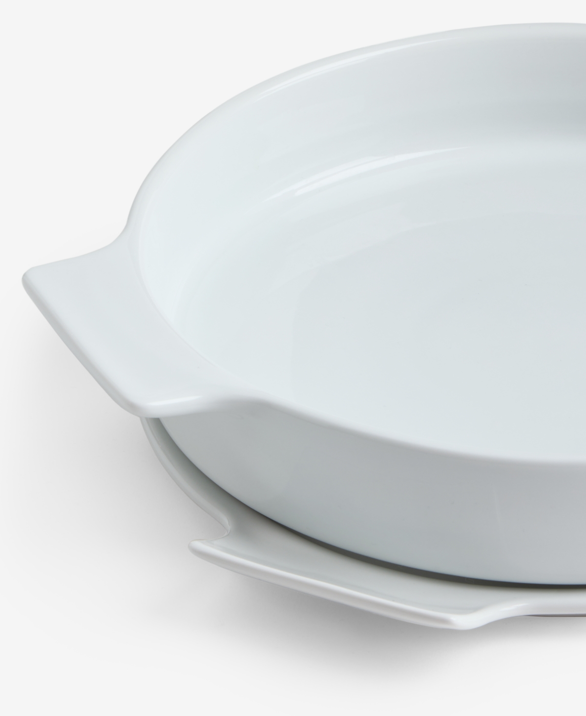The Cellar Whiteware Pie Dish, Macy's Exclusive In Transparent