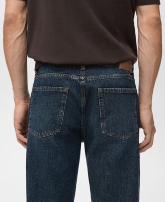 Men's Moby Straight-Fit Dark-Wash Jeans