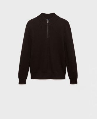 Men's Cotton Perkins Neck Sweater