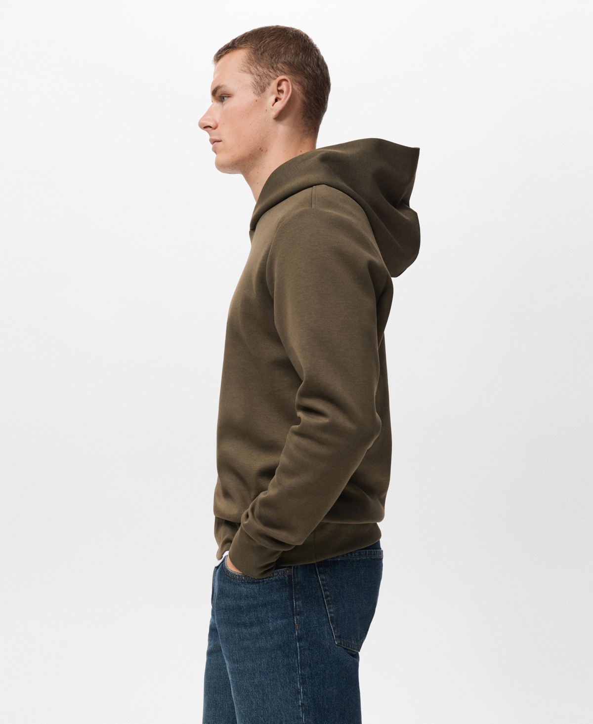 Mango Men's Regular-fit Hoodie In Brown