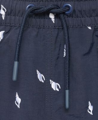 Men's Seashell Print Swimsuit