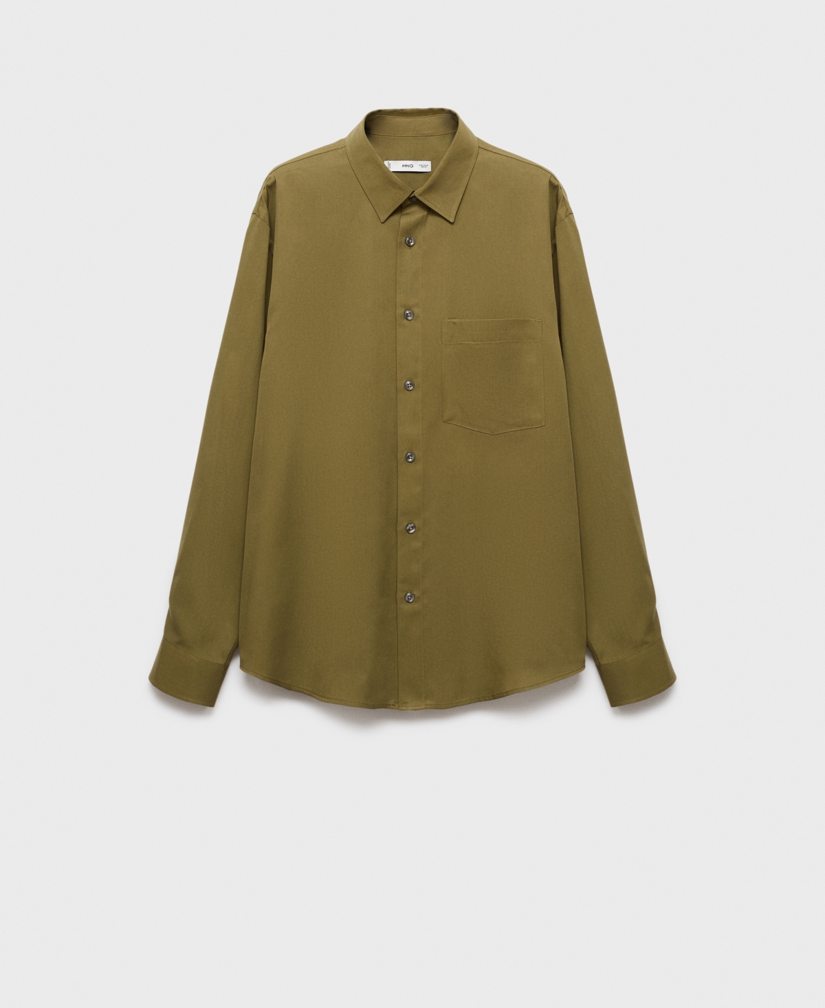 Mango Men's Lyocell Pocket Shirt