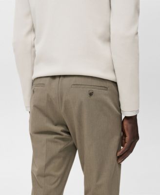 Men's Bologna Slim-Fit Comfort-Stretch Pants