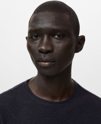 Men's Linen Slim-Fit T-Shirt