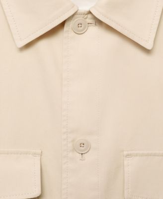 Men's Pockets Lyocell Cotton Jacket