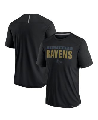 Fanatics - Men's Black Baltimore Ravens Defender Blackout T-Shirt