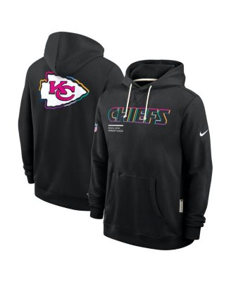 Nike - Men's Black Kansas City Chiefs Tall 2025 NFL Crucial Catch Sideline Standard Issue Dri-FIT Hoodie