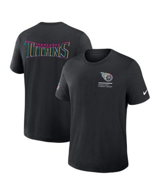 Men's Black Tennessee Titans 2025 NFL Crucial Catch Tri-Blend Dri-FIT T-Shirt