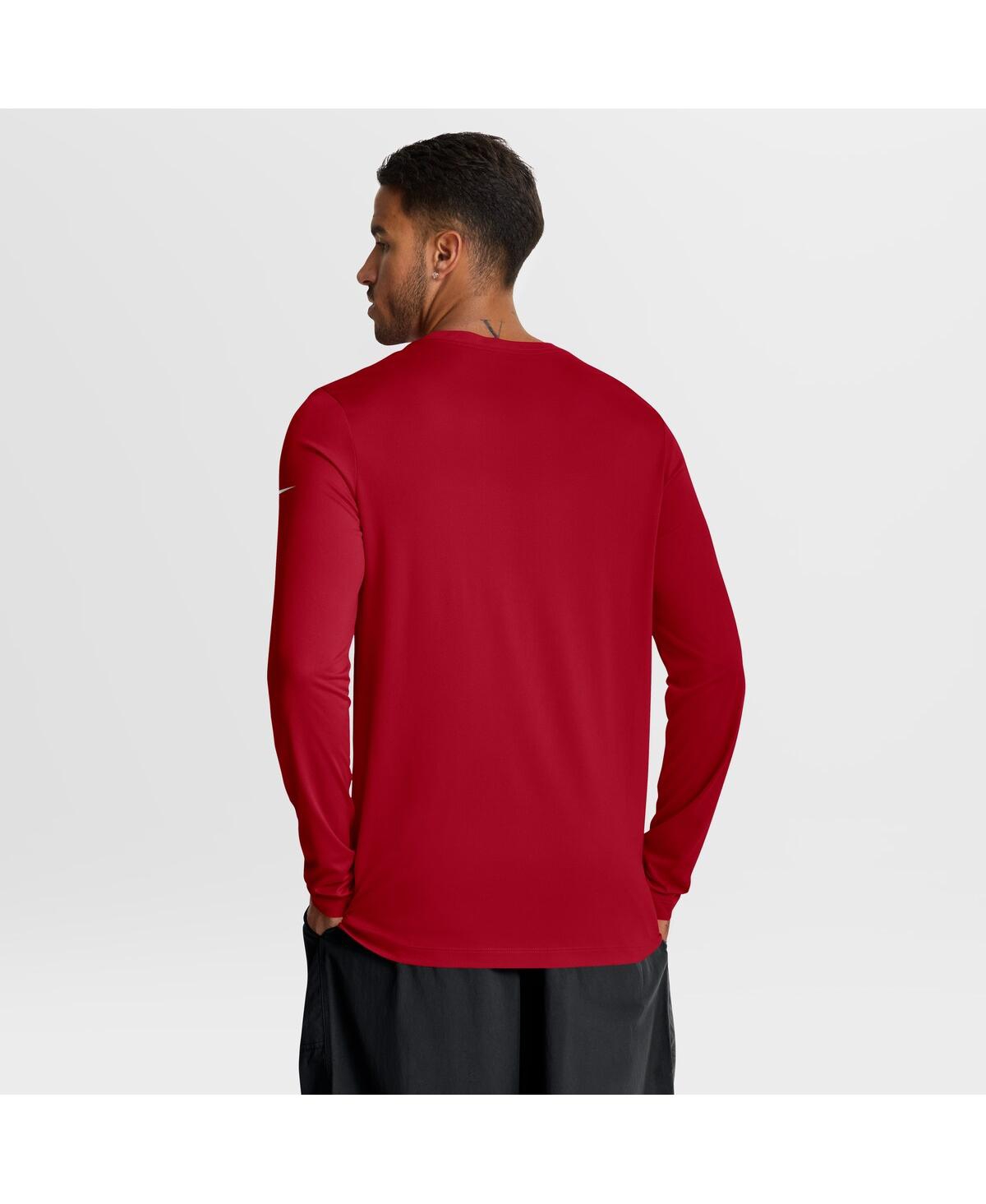 Nike Men's Scarlet San Francisco 49ers Legend Icon Performance T-shirt In Red