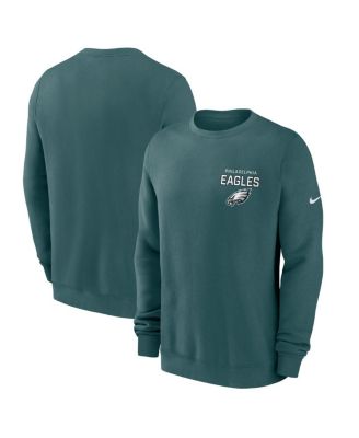 Nike - Men's Midnight Green Philadelphia Eagles Primetime Club Fleece Pullover Sweatshirt