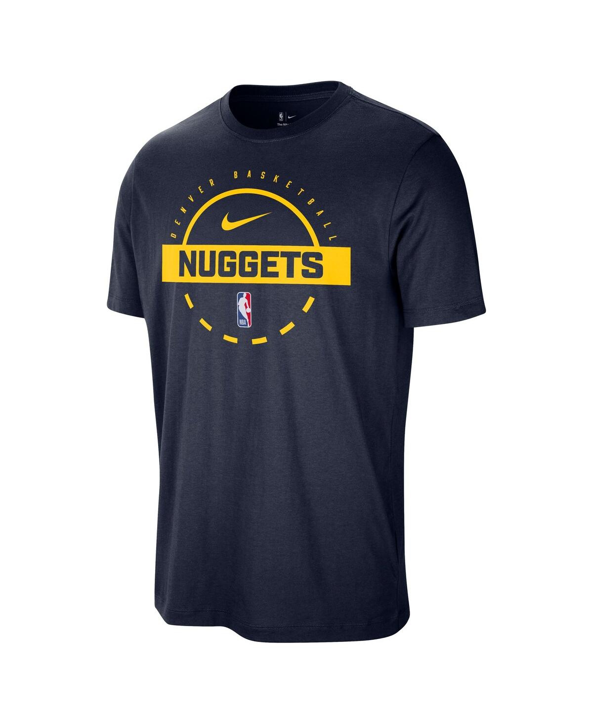 Nike Denver Nuggets  Men's Nba Practice T-shirt In Blue