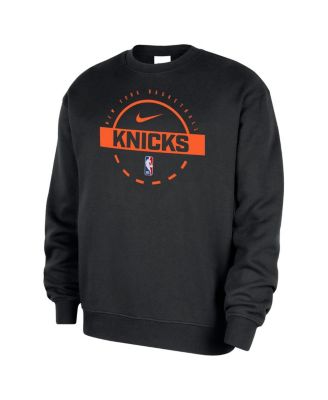 Men's Black New York Knicks 2025/26 Authentic Practice Club Sweatshirt