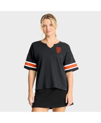 Fanatics - Women's Black San Francisco Giants Curl Route T-Shirt