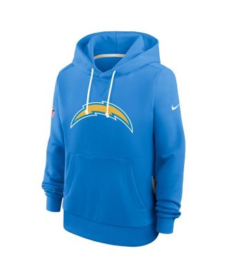 Women's Powder Blue Los Angeles Chargers Sideline Standard Issue&nbsp;Initial Home&nbsp;Dri-FIT Hoodie