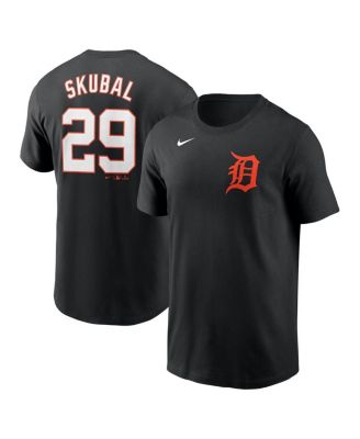 Nike - Men's Tarik Skubal Black Detroit Tigers Fuse Name Number T-Shirt