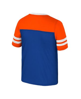 Big Girls Royal Florida Gators Princess Bubblegum Bling T-Shirt