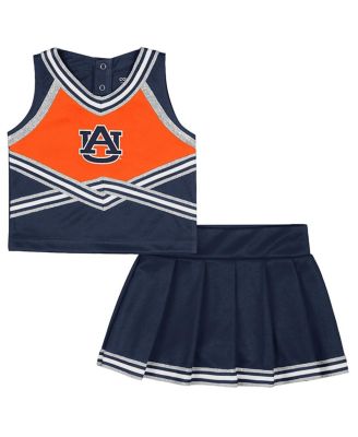 Colosseum - Girls Toddler Navy Auburn Tigers Lollipop Park Cheer Two-Piece Set