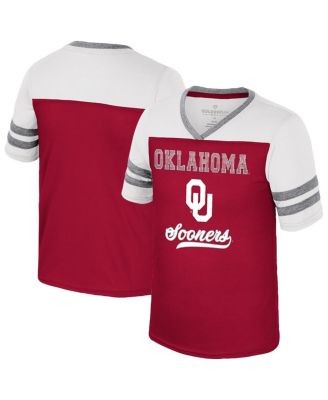 Colosseum - Big Girls Crimson Oklahoma Sooners Princess Bubblegum Bling T-Shirt