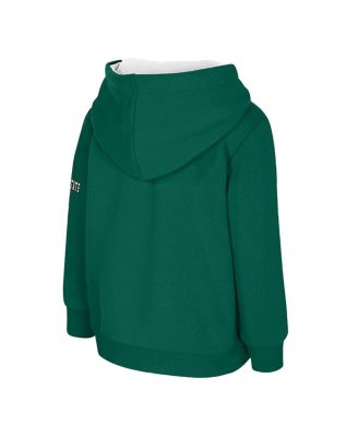 Toddler Green Michigan State Spartans Big Logo Volume Fleece Pullover Hoodie