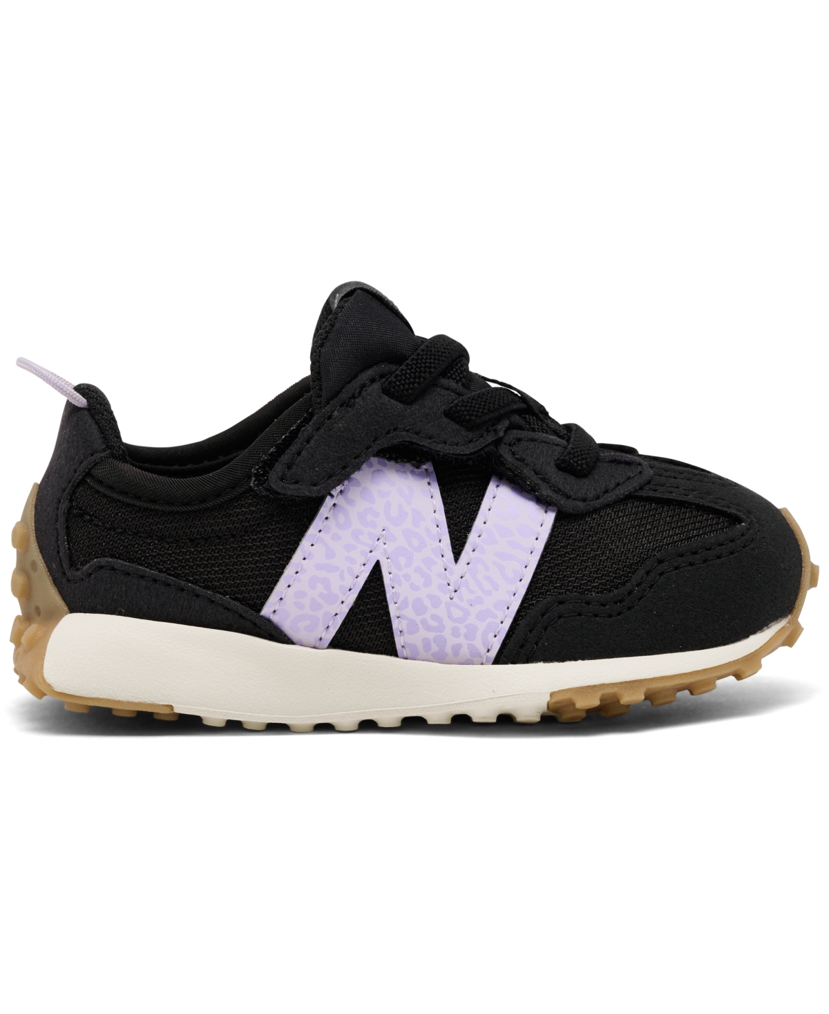 New Balance Toddler Kids 327 New-b Hook & Loop Casual Sneakers From Finish Line In Black