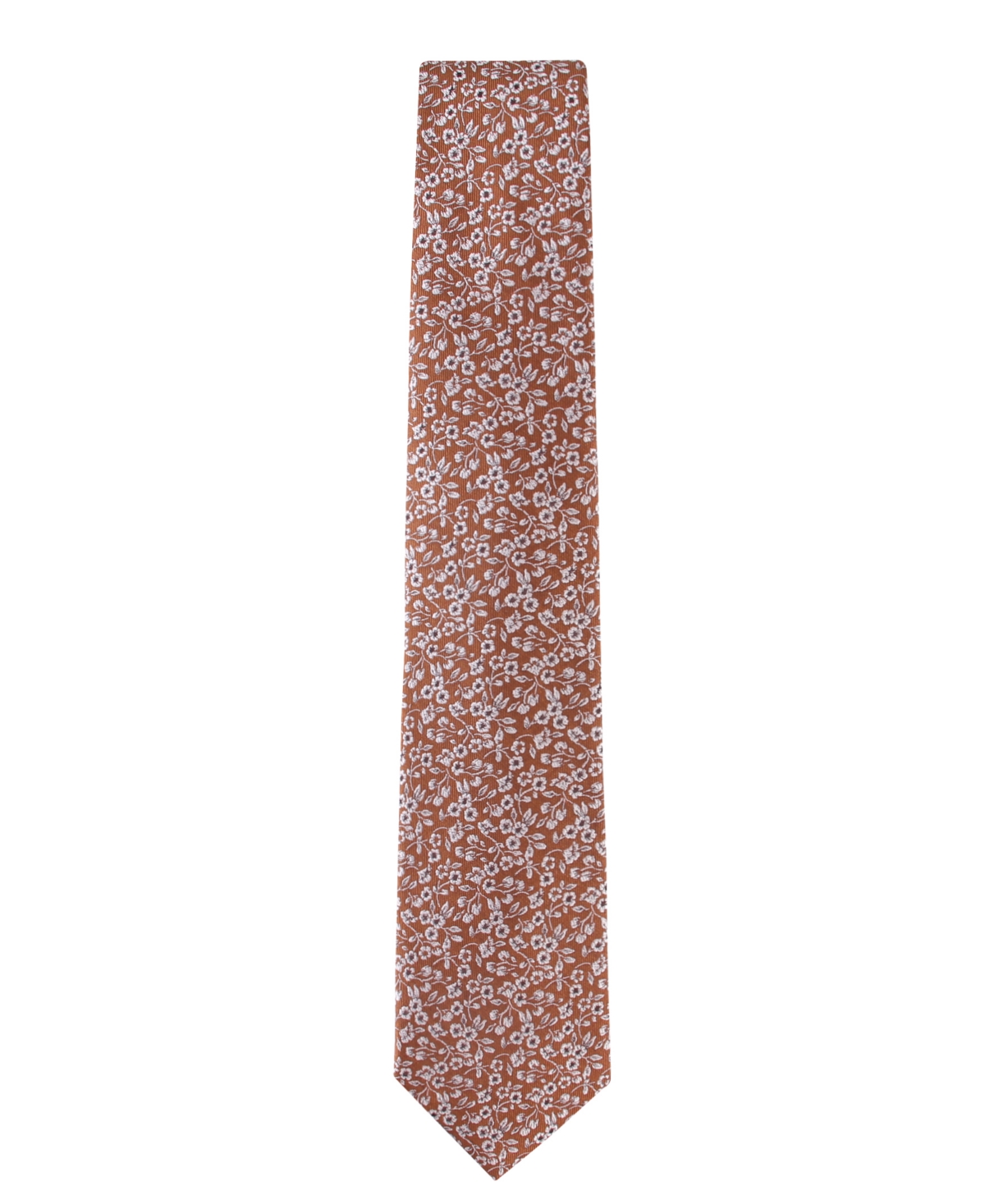 Tommy Hilfiger Men's Luca Floral Tie In Brown
