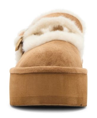 Women's Elena Cozy Platform Mary Jane Flat Shoes