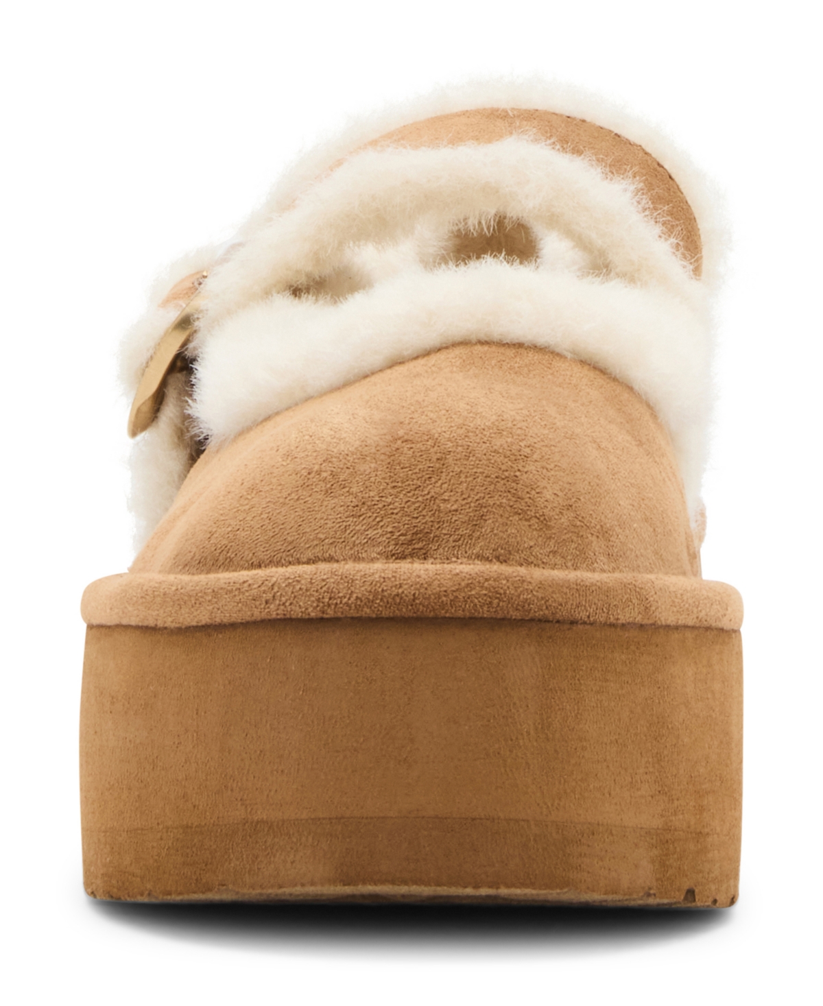 Madden Girl Women's Elena Cozy Platform Mary Jane Flat Shoes