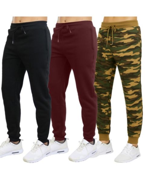 Мужские брюки Blue Ice 3-Pack Slim-Fit, цвет: Чёрный / Бордовый