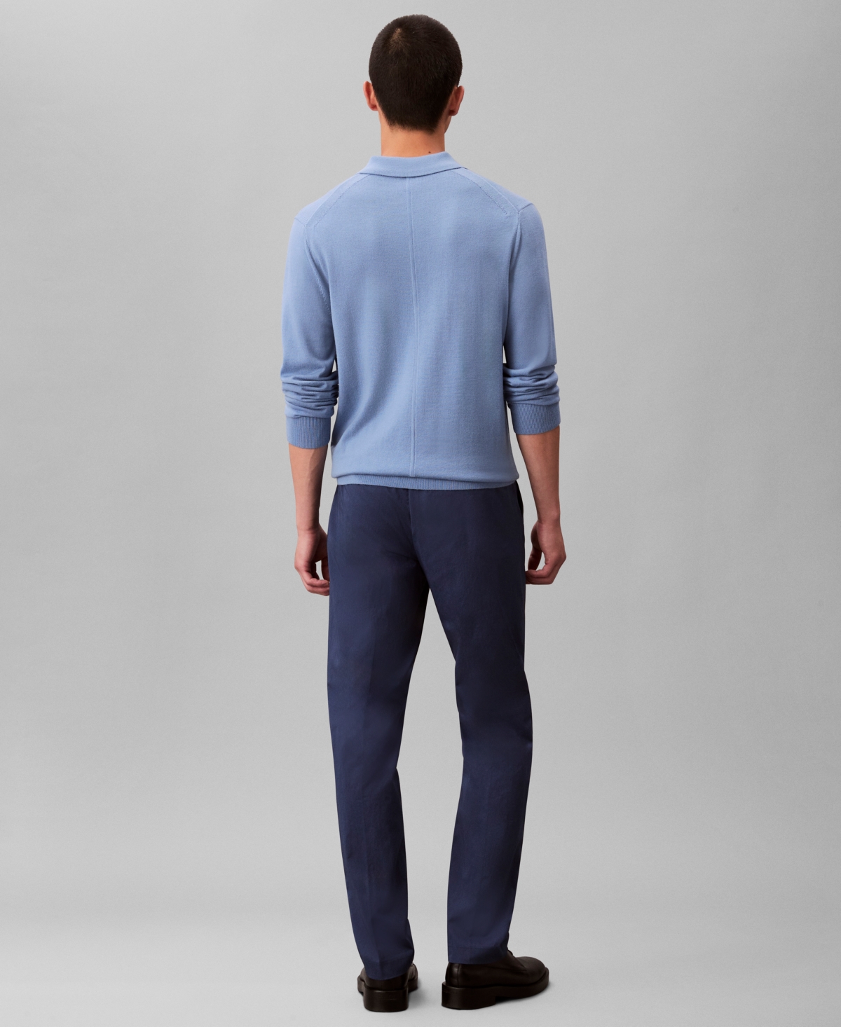 Calvin Klein Men's Regular Fit Trouser Pants In Blue
