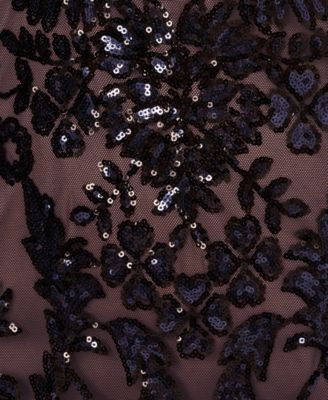 Plus Size Beaded Long Dress