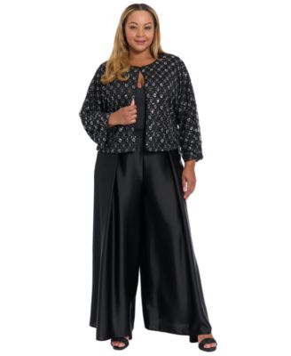 Plus Size Jewel Neck Jacket