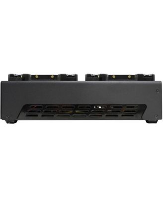 Fleet-Q4MAi Voltbridge Enabled Four Position 3-Stud Simultaneous Fast Charger for Gold Mount Batteries