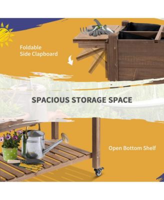 Outsunny Raised Garden Bed with Grow Grids