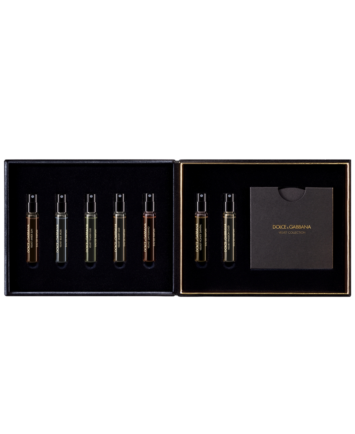 Dolce & Gabbana 7-pc. Velvet Discovery Eau De Parfum Fragrance Set, 0.068 Oz. In Transparent