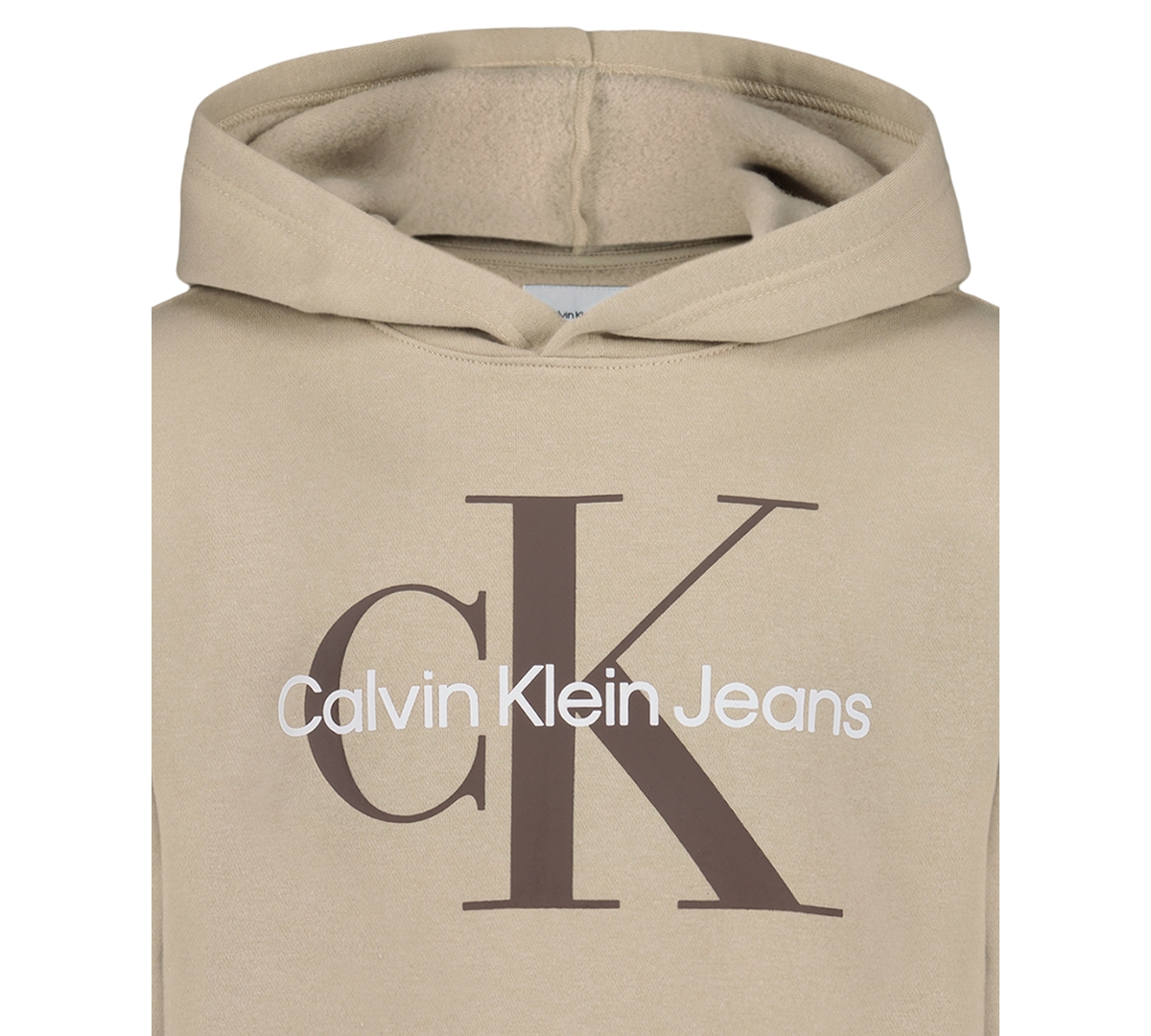 Calvin Klein Boys 8-20 Old School Logo Pullover Hoodie In Brown