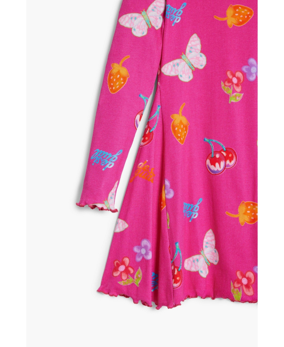 Desigual Girls's Ribbed skater dress shapes