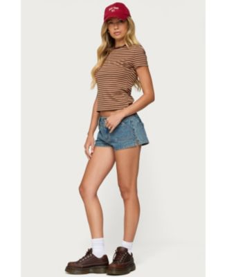 Women's Keinan Low Rise Denim Shorts