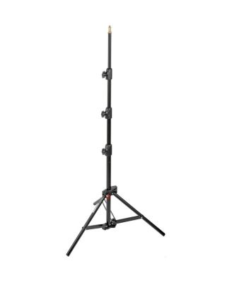1051BAC 83" Air Cushioned Aluminum Mini Compact Stand with 4-Sections & 3 Risers, Black