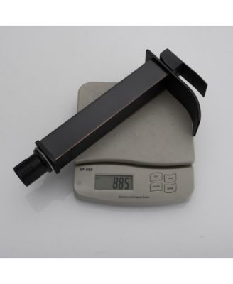 Waterfall Single Hole Single Handle Bathroom Vessel Sink Faucet With Pop-up Drain Assembly in Oil Rubbed Bronze