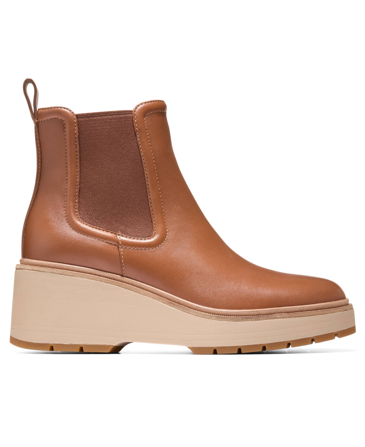 Cole Haan Zerogrand Cityquest Waterproof Wedge Chelsea Boot In Brown