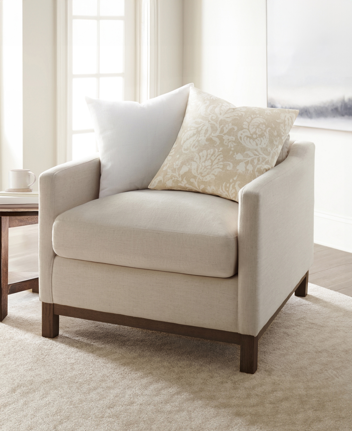 Ienjoy Home Cotton Slub 2-pack Decor Pillows, 20" X 20" In Neutral