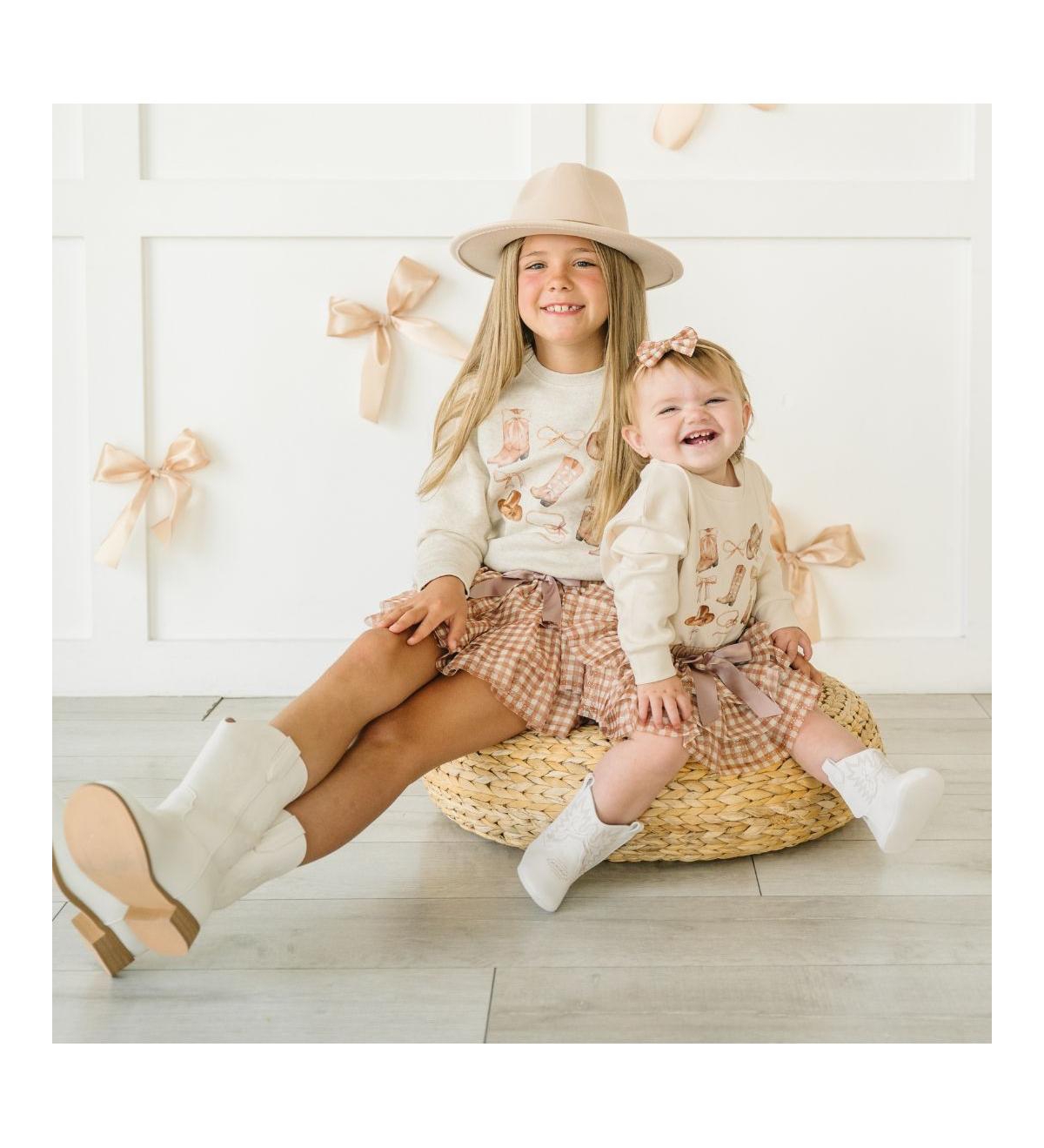 Sweet Wink Little and Big Girls Cowgirl Cutie Sweatshirt