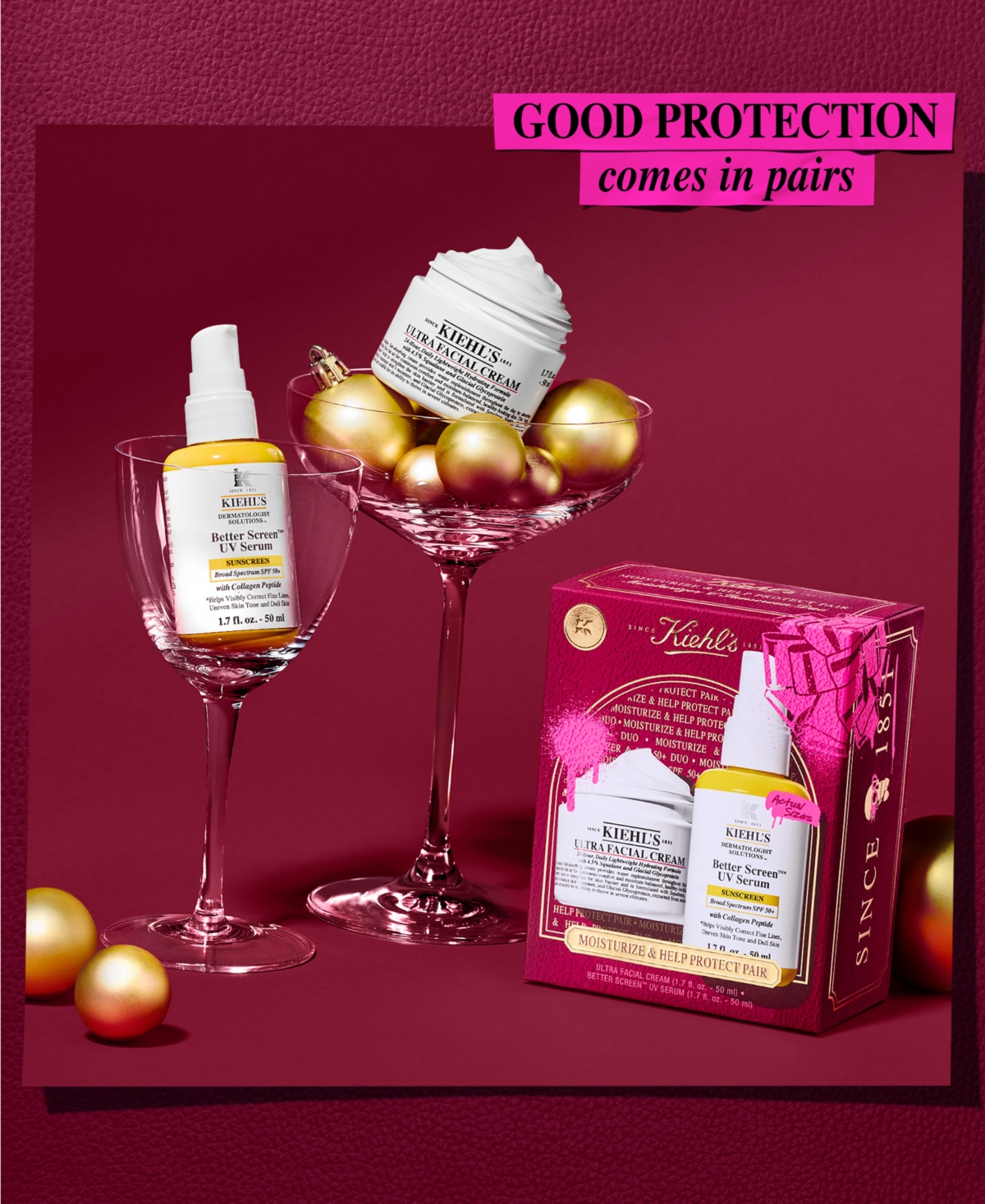 Kiehl's Since 1851 2-pc. Skin Moisture And Help Protect Gift Set In Transparent