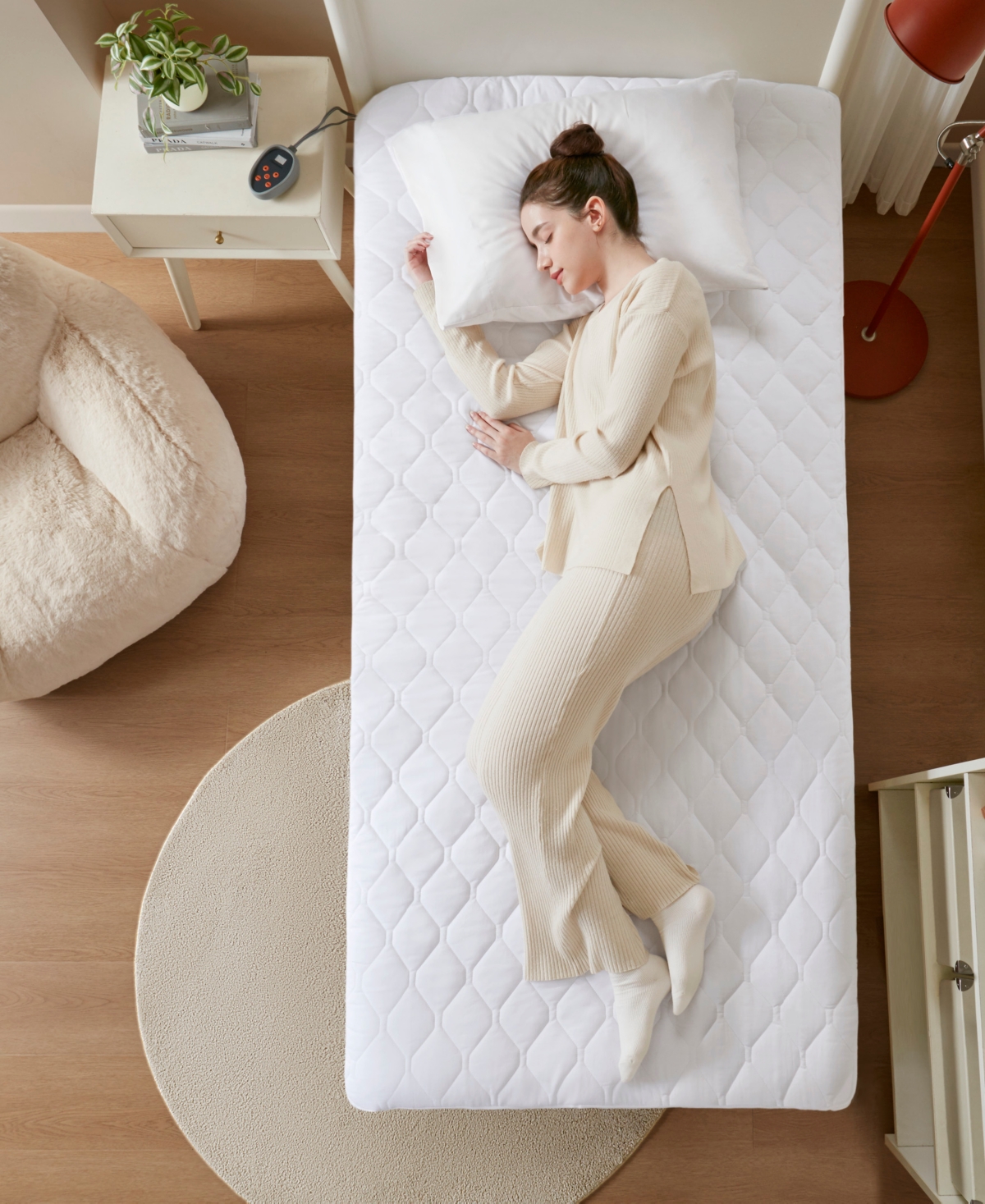 Beautyrest Deep Pocket Electric Cotton Top Mattress Pad