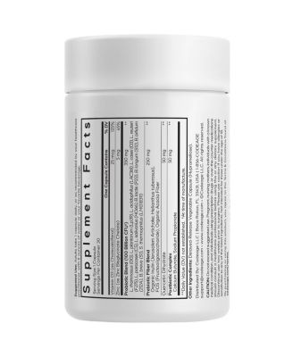 Probiotic+ 100 Billion CFU Supplement - 12-Strain Probiotic Blend, Prebiotic Fiber, Postbiotics, Vitamin D3, Zinc, For Men & Women, 30 Capsules