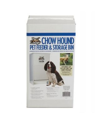 Dry Food Automatic Steel Dog Feeder Chow Hound 25 Pound Capacity