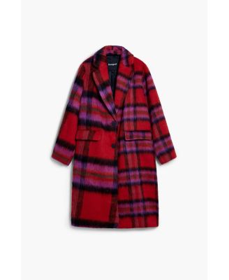 Women's Red tartan coat
